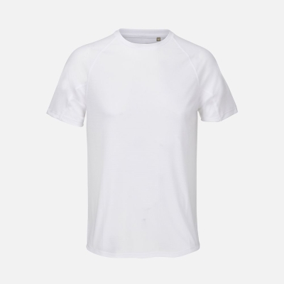 Футболка спортивная унисекс Vortex, белая