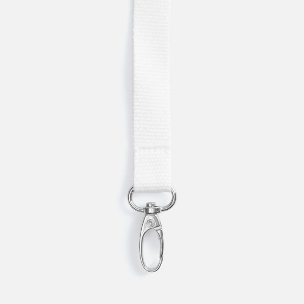 Лента для бейджа Pin, белая