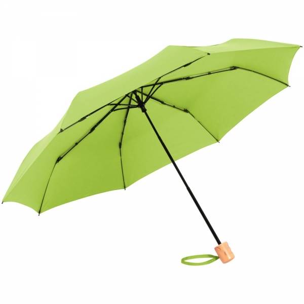 Зонт складной OkoBrella, зеленое яблоко