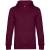 Толстовка с капюшоном унисекс King, бордовая