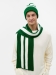 Шарф Winwear, темно-зеленый (глубокий зеленый)