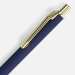 Ручка шариковая Lobby Soft Touch Gold, синяя