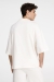 Футболка оверсайз унисекс T9, молочно-белая