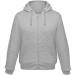 Толстовка мужская Hooded Full Zip серый меланж