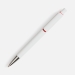 Ручка шариковая Dominanta, белая с красным