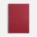 Блокнот Salvador в клетку, красный ver.2