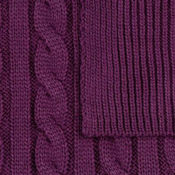 Шарф Heat Trick, баклажановый