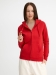 Толстовка женская на молнии с капюшоном Seven Women, красная, размер XL