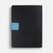Ежедневник Boom, недатированный, черный с голубым