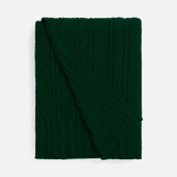 Плед Remitti, темно-зеленый (хвойный)