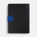 Ежедневник Boom, недатированный, черный с ярко-синий