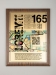 Плакетка Plaque XL, венге с золотистой пластиной