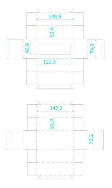 Коробка с окном Vindu, малая