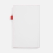 Ежедневник White Shall, недатированный, бело-красный