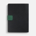 Ежедневник Boom, недатированный, черный с зеленым
