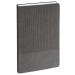 Ежедневник Knit, недатированный, темно-серый