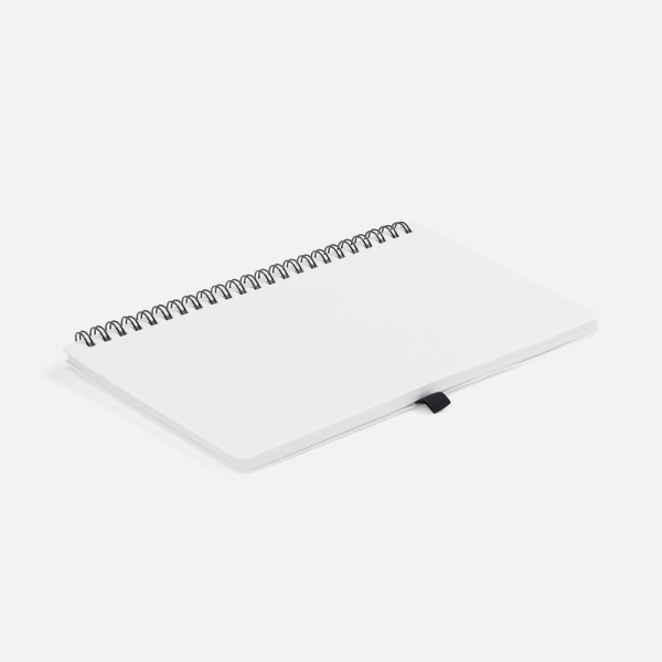 Блокнот на пружине Stone Line, белый