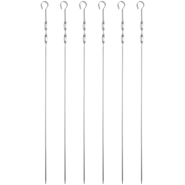 Набор шампуров в чехле Long Bower, серый