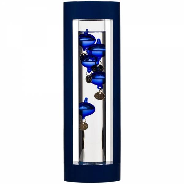 Термометр «Галилео» в деревянном корпусе, синий