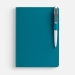 Ежедневник Tact, недатированный, бирюзовый