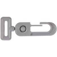 Застежка-карабин Carabine, S, серый