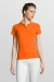 Рубашка поло женская People 210, оранжевая