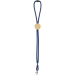 Шнурок для бейджа Tube Wood, синий