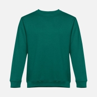 Свитшот унисекс Delta, темно-зеленый