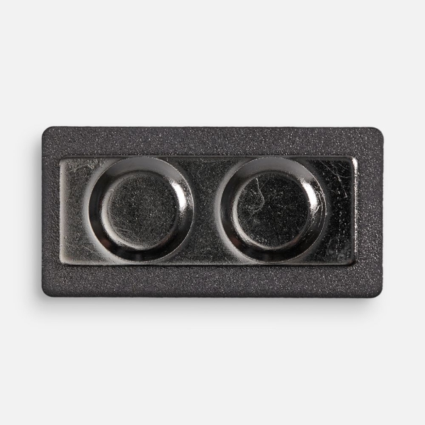 Значок Magnet Matto, серый металлик