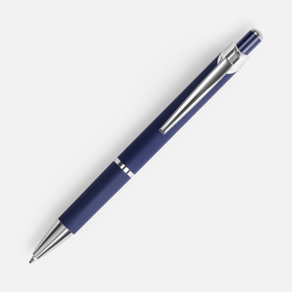 Ручка шариковая Chromos Soft Touch, синяя