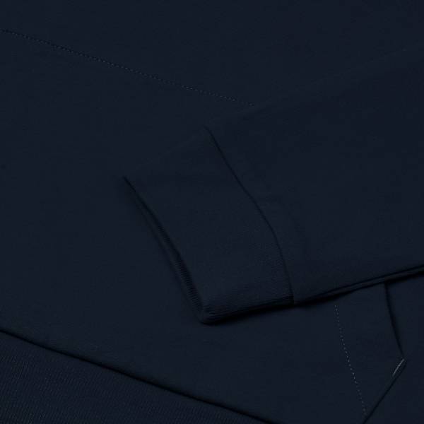 Толстовка на молнии с капюшоном Unit Siverga Heavy темно-синяя, размер L
