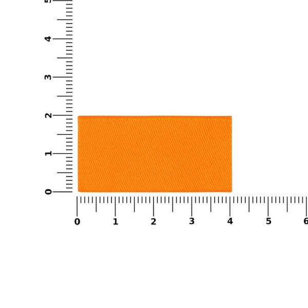 Лейбл тканевый Epsilon, XXS, оранжевый неон