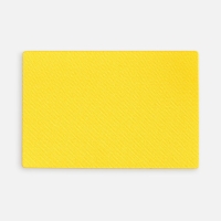 Наклейка тканевая Lunga, L, желтая