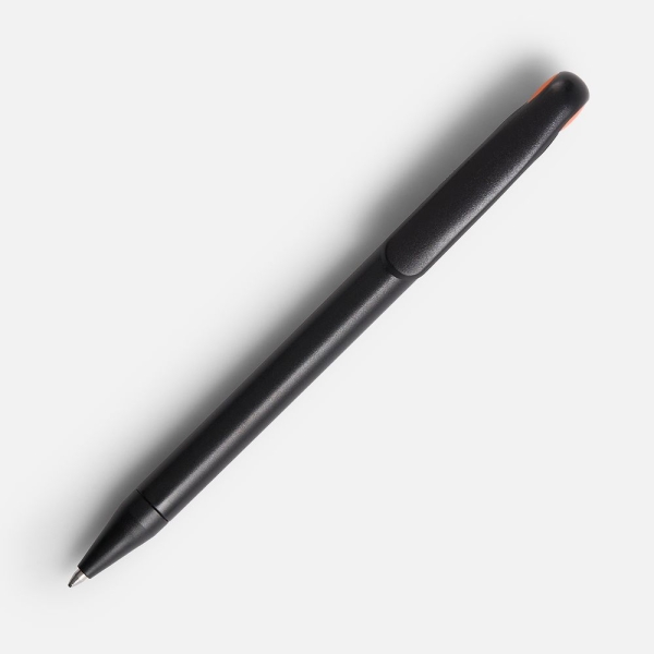 Ручка шариковая Prodir DS1 TMM Dot, черная с оранжевым
