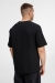 Футболка оверсайз унисекс Avenu, черная