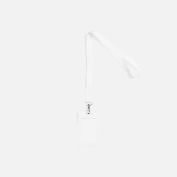 Лента для бейджа Pin, белая