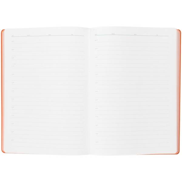 Ежедневник Flexpen, недатированный, серебристо-оранжевый