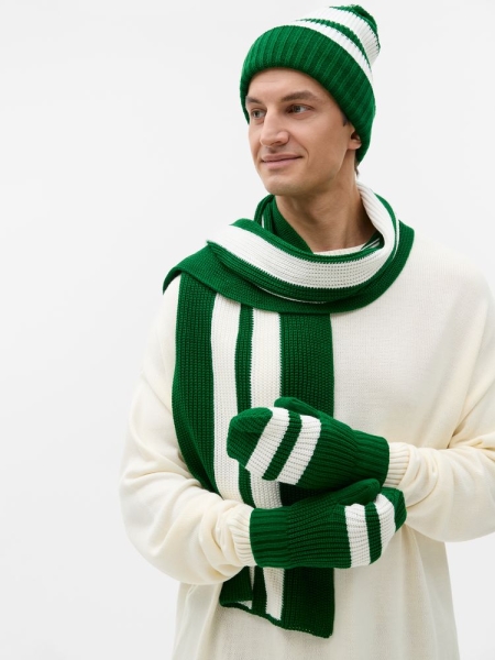 Шарф Winwear, темно-зеленый (глубокий зеленый)