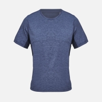 Футболка спортивная унисекс Storm, темно-синий меланж
