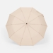Зонт складной Cloudburst в подарочной упаковке, бежевый