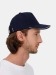 Бейсболка Classic 2.0, темно-синяя с белым кантом