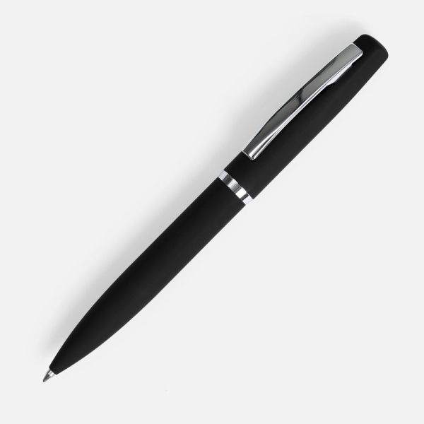 Ручка шариковая Bolt Soft Touch, черная