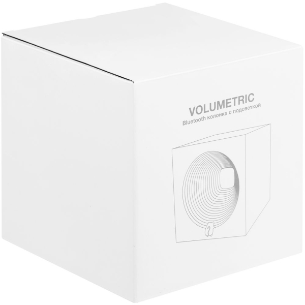 Bluetooth-колонка с подсветкой Volumetric, белая