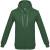 Толстовка с капюшоном на молнии Unit Siverga Heavy, темно-зеленая