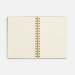 Ежедневник Spiral, недатированный, бежевый