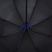 Зонт-трость Hidecolor с цветными спицами, черный с синим