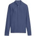 Рубашка поло унисекс с длинным рукавом Pacific LSL, синяя (джинс)