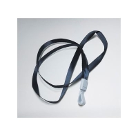 Шнур для бейджа 1см с клипсой (черный)