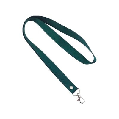 Шнур для бейджа 2см с метал.карабином (темно-зеленый)