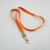 Шнур для бейджа 1,5см с метал.карабином (оранжевый)